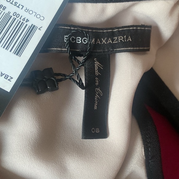 BCBGMaxaria Kelsee Pale Grey and Black Colorblock - Picture 6 of 7